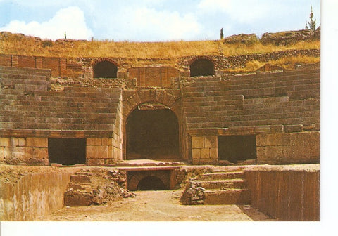 Postal 025981 : Detalle del Anfiteatro Romano Merida