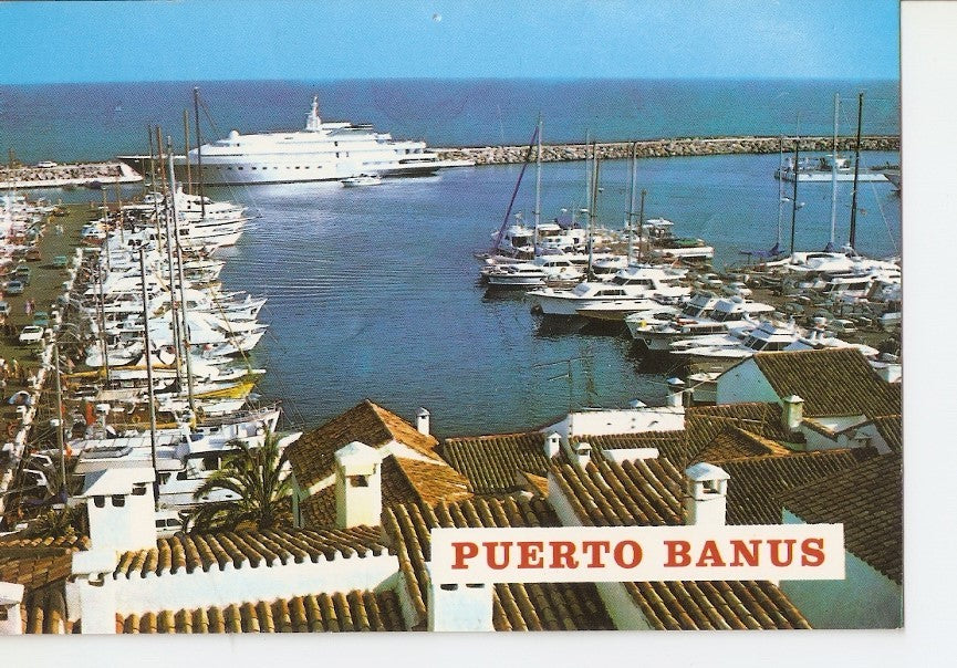 Postal 025995 : Puerto Bnus al fondo tate Navila. Marbella