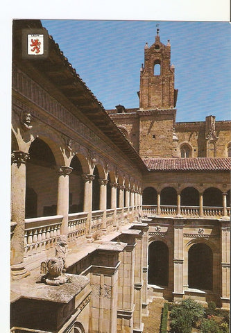 Postal 026073 : Iglesia de San Marcos. Columnas y Claustro. Leon