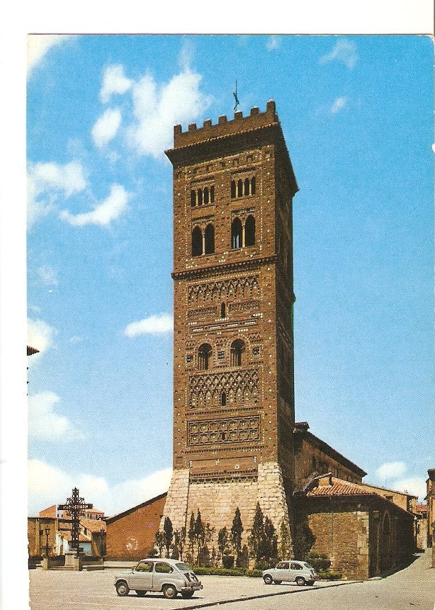 Postal 026117 : Torre de San Martin y Cruz de los Caidos. Teruel