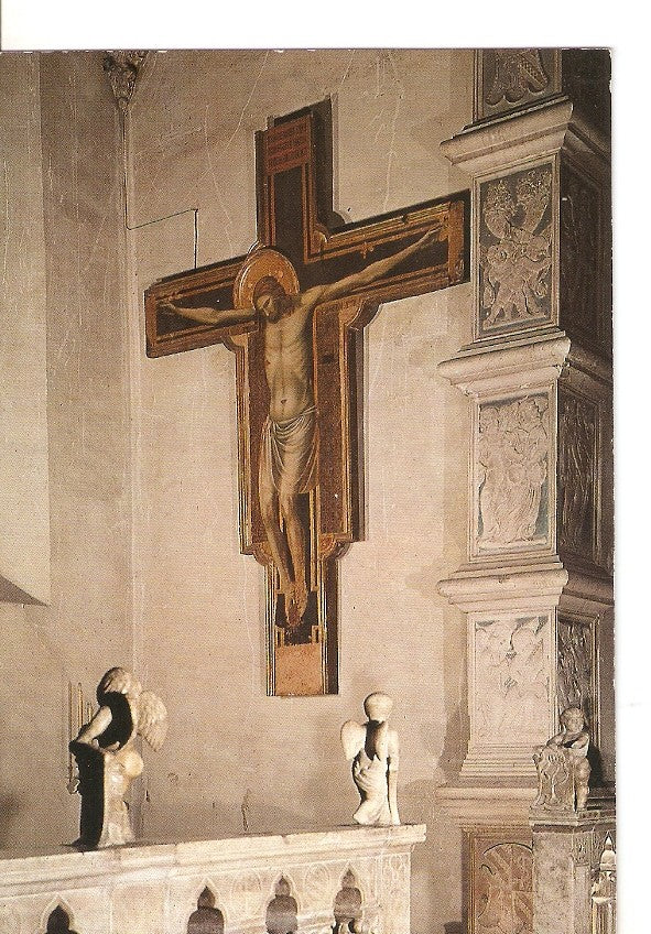 Postal 026133 : Templo Malatestiano. Crucifix of the XIV century. Rimino