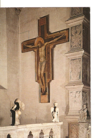 Postal 026133 : Templo Malatestiano. Crucifix of the XIV century. Rimino