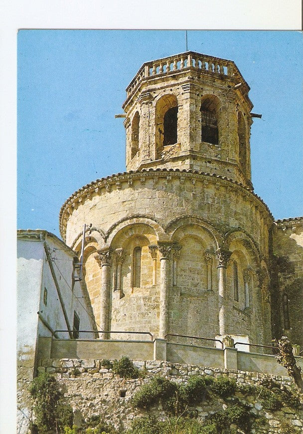 Postal 026138 : Sant Marti Sarroca. Abside y campanario - Siglo XI