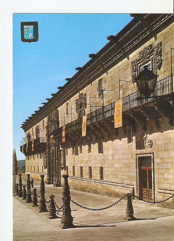 Postal 026144 : Hostal de los Reyes Catolicos. Plaza de España. Santiago de Compostela