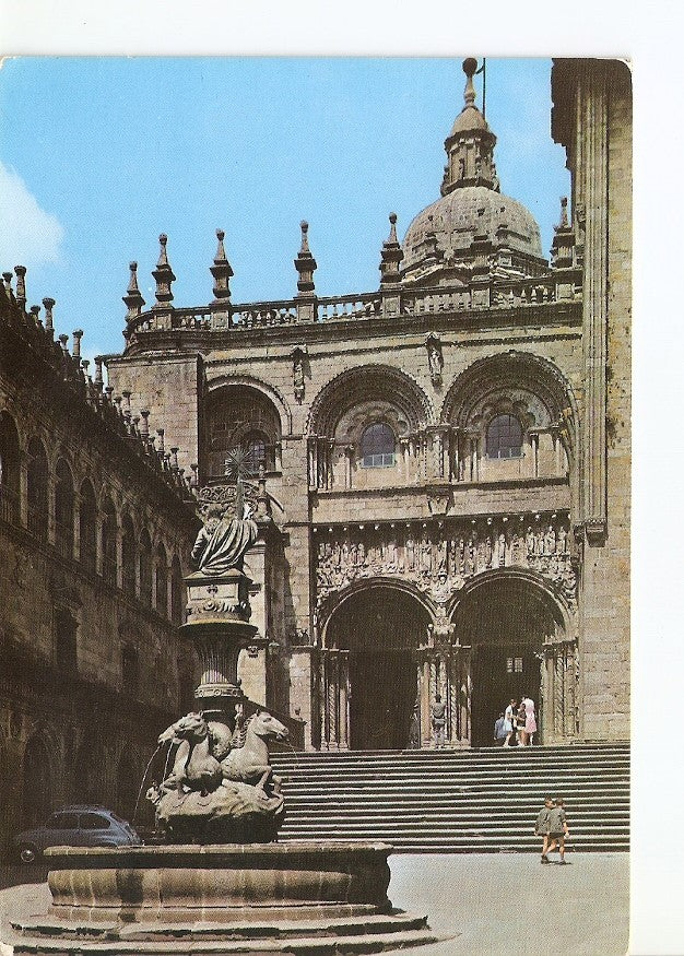 Postal 026152 : Catedral. Fachada de las Platerias. Santiago de Compostela