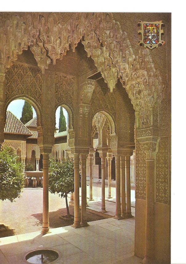 Postal 026173 : Arcada Patio de los Leones. Alhambra (Granada)