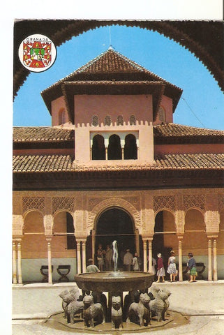 Postal 026174 : Patio de los Leones. Alhambra (Granada). Islamico