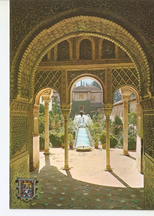 Postal 026188 : Patio de la Acequia. Generalife (Granada)