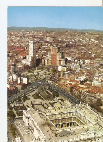 Postal 026208 : Plaza de España y Palacio Real. Madrid