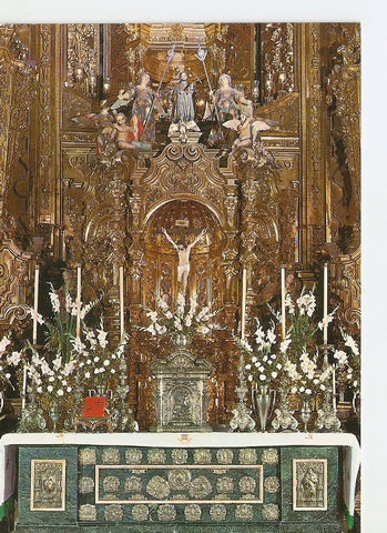 Postal 026216 : Basilica de San Juan de Dios. Altar Mayor - Granada