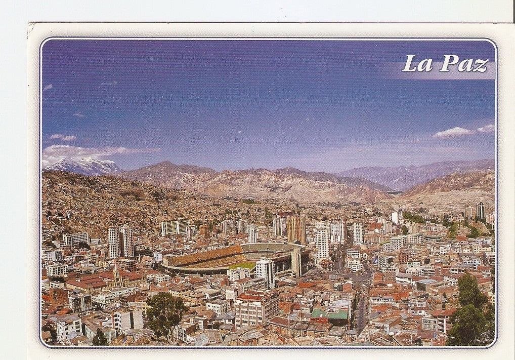 Postal 026350 : Vista panoramica La Paz