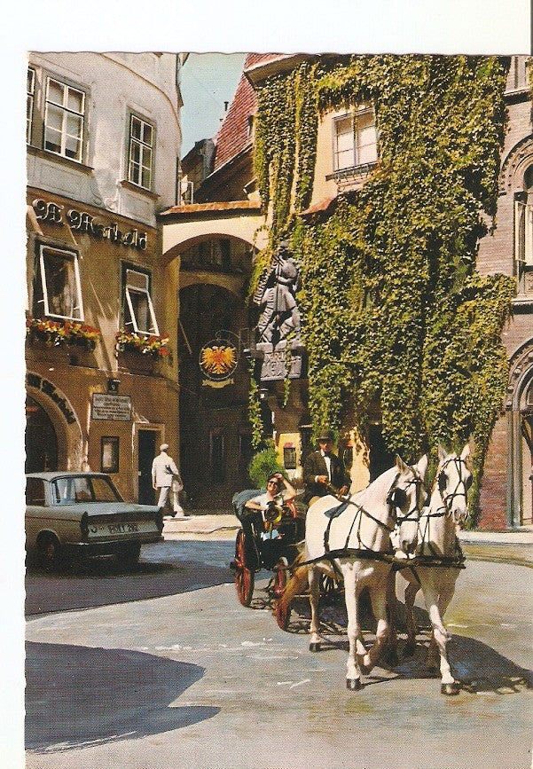 Postal 026379 : Vienna Section of the Ancient City near the Fleischmarkt