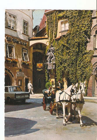 Postal 026379 : Vienna Section of the Ancient City near the Fleischmarkt