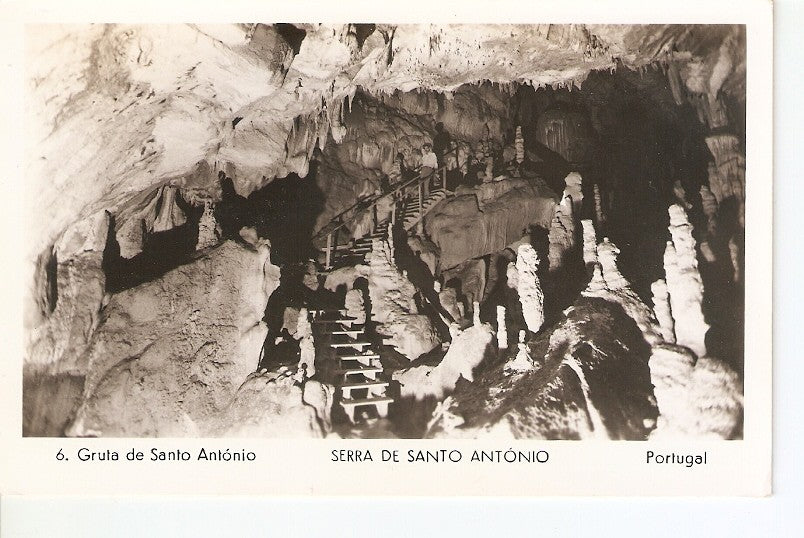 Postal 026393 : Gruta de Santo Antonio. Portugal