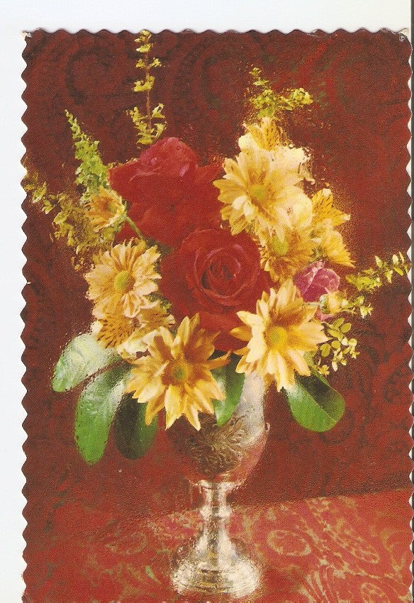 Postal 026394 : Flores en un jarron