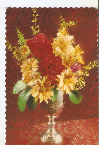 Postal 026394 : Flores en un jarron
