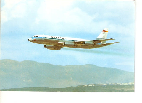 Postal 026396 : Spantax. Convair CV 990 A Coronado