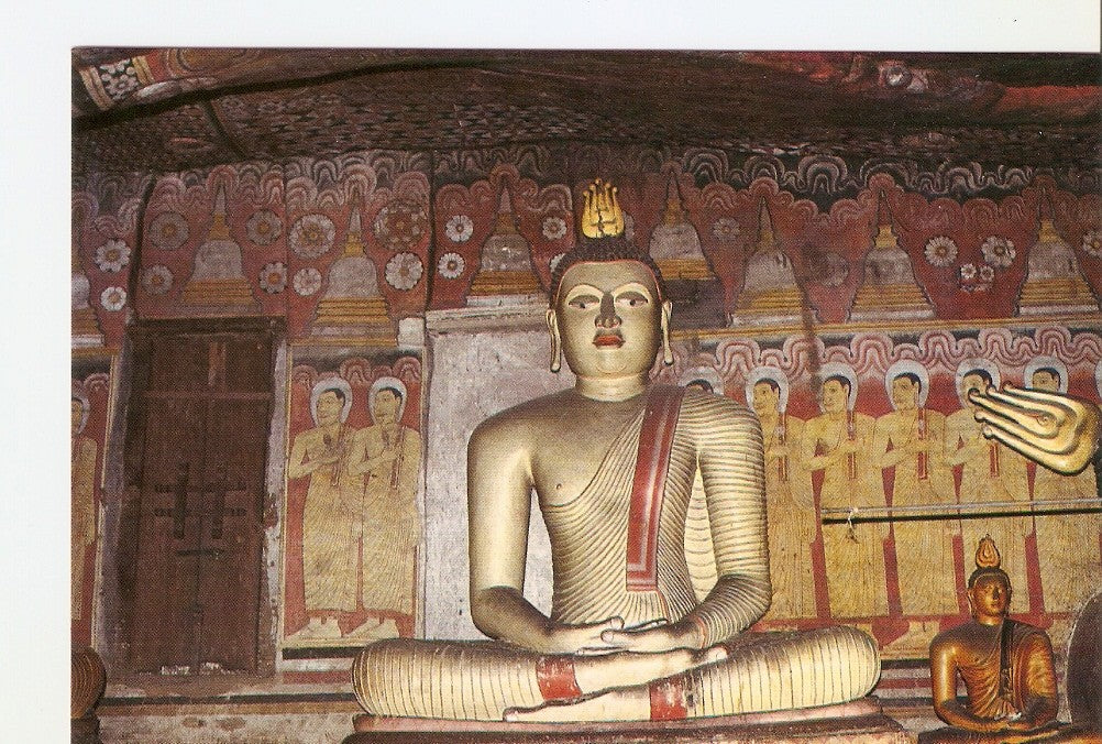 Postal 026435 : Buddha Statue Rock Temple Dambulla
