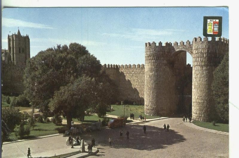 Postal 002967: Avila: puerta de San Vicente