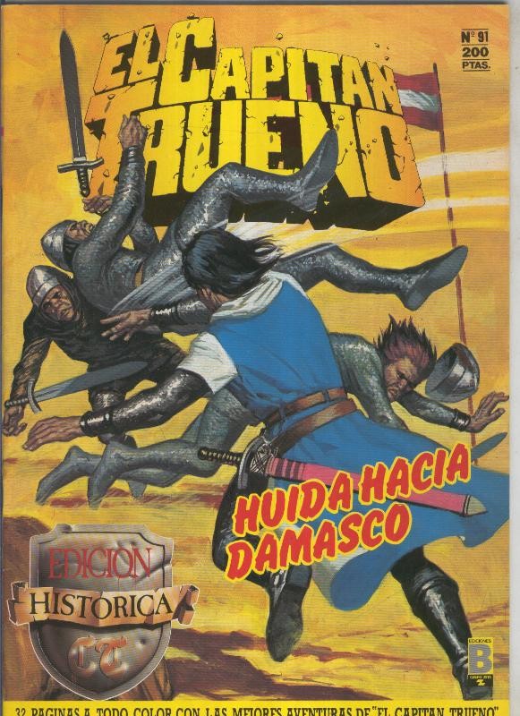 El Capitan Trueno edicion historica numero 091:Huida hacia Damasco