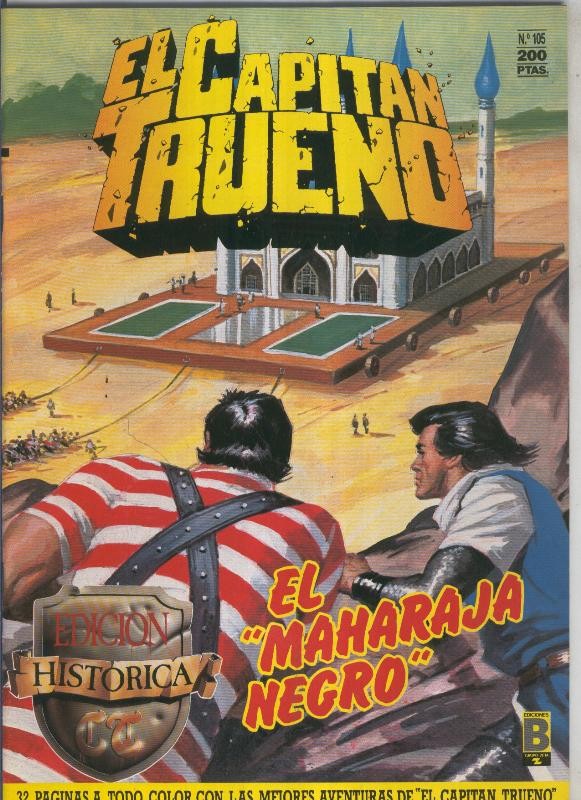 El Capitan Trueno edicion historica numero 105:El Maharaja negro