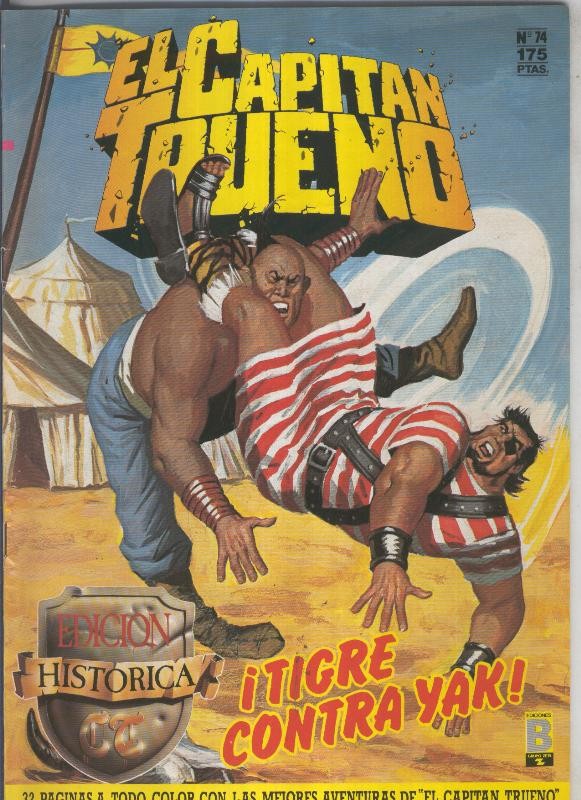 El Capitan Trueno edicion historica numero 074:Tigre contra Yak