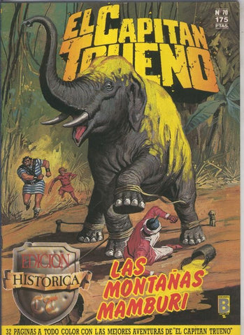 El Capitan Trueno edicion historica numero 070:Las montañas Mamburi