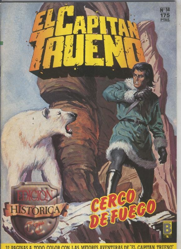 El Capitan Trueno edicion historica numero 058:Cerco de fuego