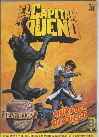 El Capitan Trueno edicion historica numero 043:Muralla de fuego