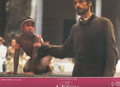 Caratula cine: La mision , un film de Roland Joffe, numerada 1 en trasera