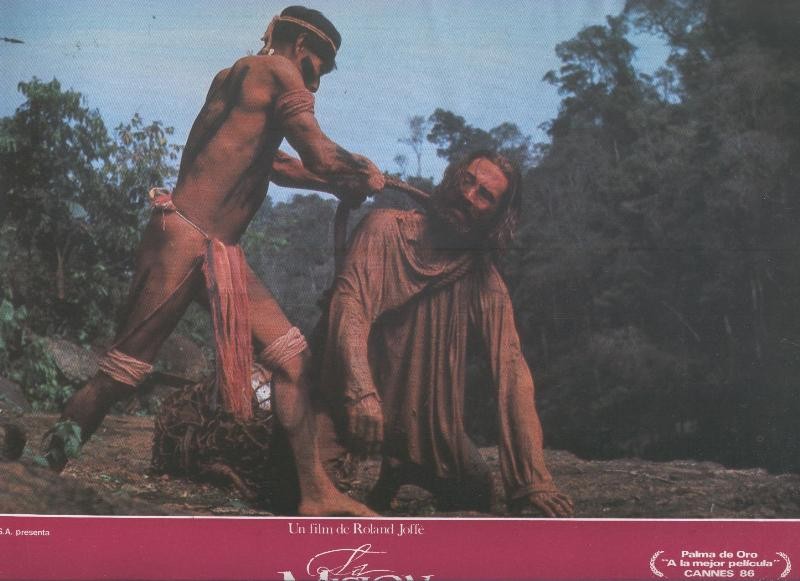 Caratula cine: La mision , un film de Roland Joffe, numerada 4 en trasera
