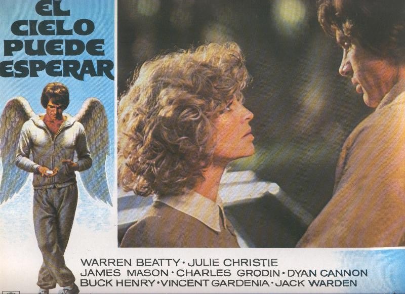 Caratula cine: El cielo puede esperar, un film de Warren Beatty , numerada 1 en trasera