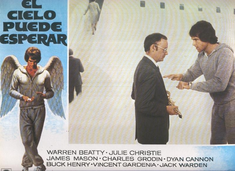 Caratula cine: El cielo puede esperar, un film de Warren Beatty , numerada 2 en trasera
