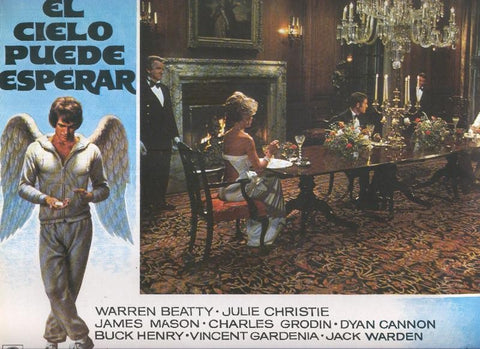 Caratula cine: El cielo puede esperar, un film de Warren Beatty , numerada 5 en trasera