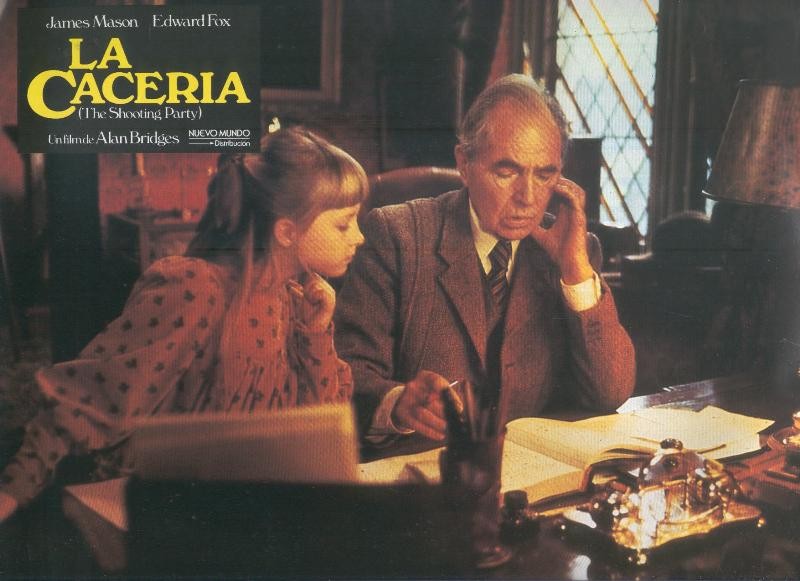 Caratula cine: La caceria, un film de Alan Bridges, numerada 03 en trasera