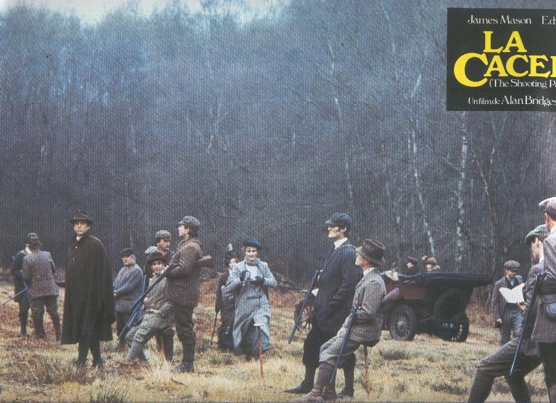Caratula cine: La caceria, un film de Alan Bridges, numerada 07 en trasera