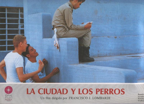 Caratula cine: La ciudad y los perros, un film de Francisco J.Lombardi, numerada 02 en trasera
