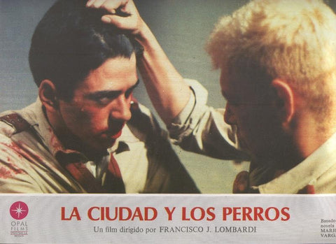 Caratula cine: La ciudad y los perros, un film de Francisco J.Lombardi, numerada 03 en trasera