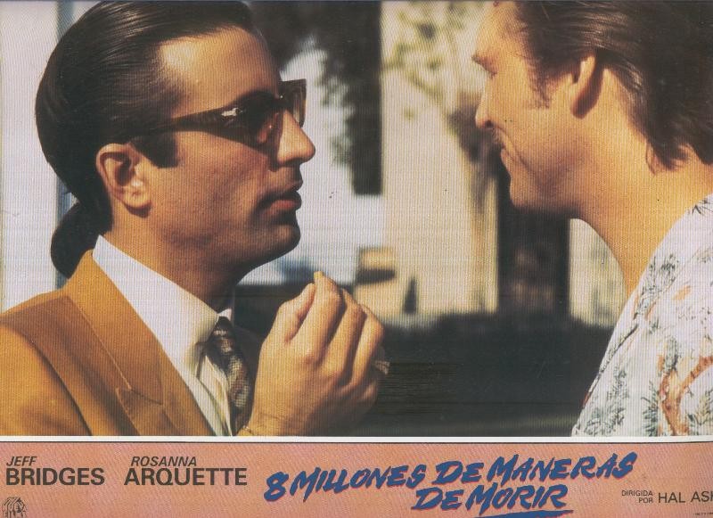 Caratula cine: 8 millones de maneras de morir, un film de Hal Ashby, numerada 05 en trasera