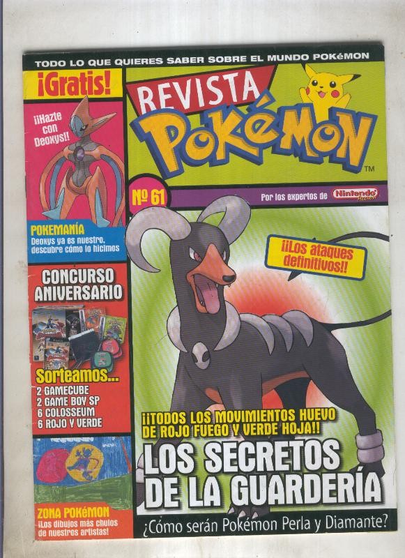 Revista pokemon numero 061