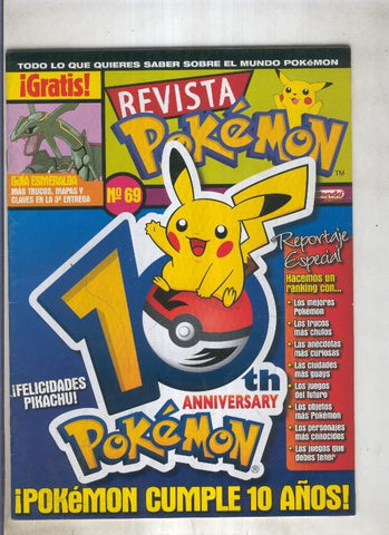 Revista pokemon numero 069