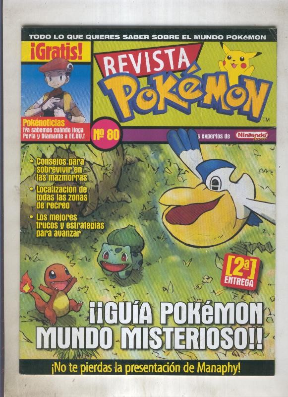 Revista pokemon numero 080: con poster central