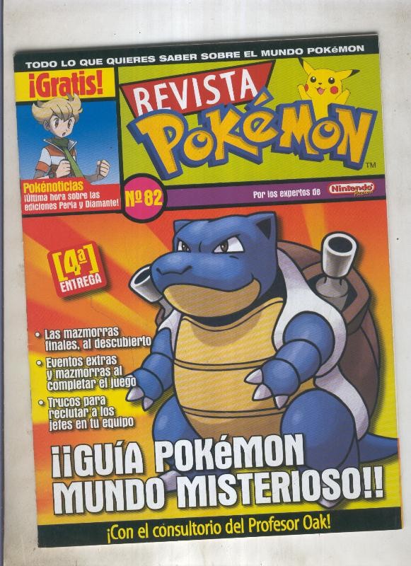 Revista pokemon numero 082: con poster central