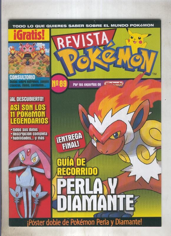 Revista pokemon numero 089: con poster central