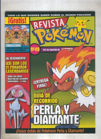 Revista pokemon numero 089: con poster central