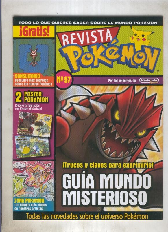 Revista pokemon numero 097: con poster central