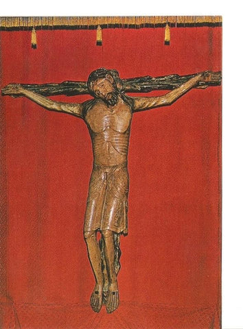 Postal 026237 : Sto. Cristo romanico. Siglo XII. Monasterio de Rodilla (Burgos)