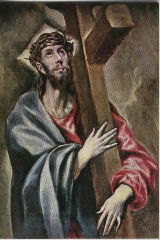 Postal 0087 : Greco: Cristo abrazado a la cruz