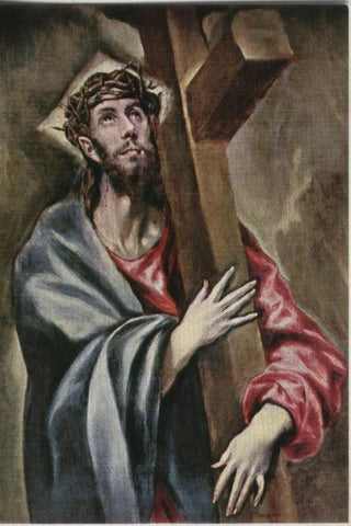 Postal 0087 : Greco: Cristo abrazado a la cruz