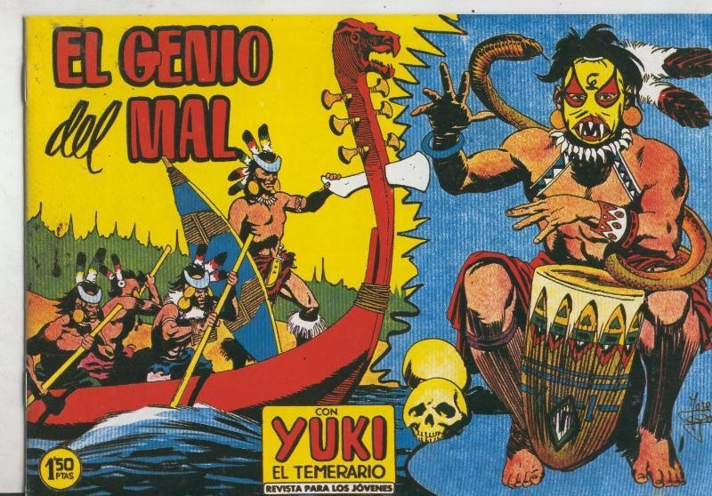 Yuki el temerario facsimil numero 102: El genio del mal